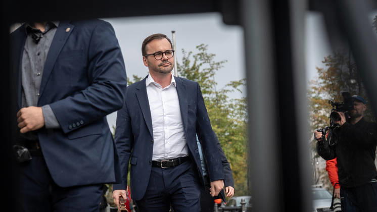 Jan Redmann, Minister of the Interior of Brandenburg, upon his arrival at the CDU Germany Executive Committee Retreat in Berlin, October 2026, Berlin, Berlin, Germany, Konrad Adenauer House