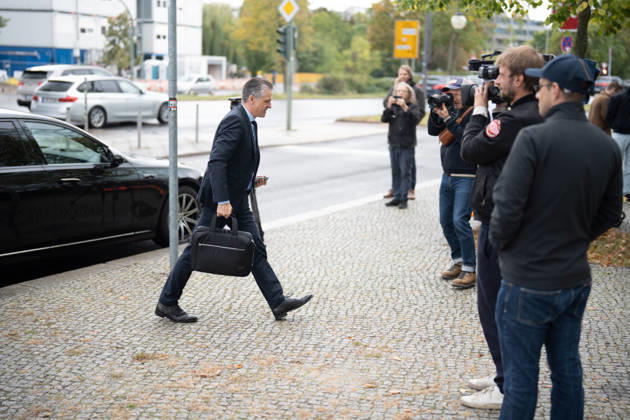Thorsten Frei, chairman of the CDU CSU parliamentary group in the German Bundestag, upon his arrival at the CDU Germany Executive Committee retreat in Berlin, October 2026, Berlin, Berlin, Germany, Konrad Adenauer House