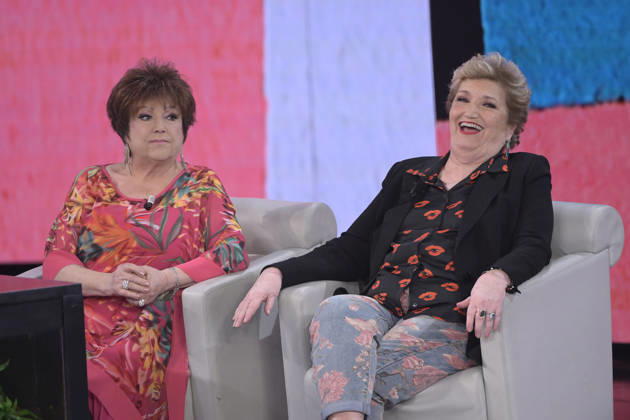 Photo by Mario Romano, IPP Milan, October 11, 2026. From the TV show *Che Tempo Che Fa*; pictured are Orietta Berti and Mara Maionchi. Italy Photo Press World. Copyright *Che Tempo Che Fa*