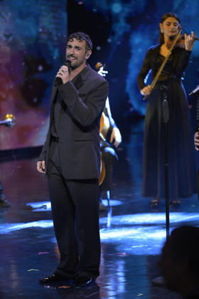 Photo by Mario Romano, IPP Milan, October 11, 2026. TV show *Che Tempo Che Fa*. Pictured: singer Marco Mengoni. Italy Photo Press World. Copyright *Che Tempo Che Fa*