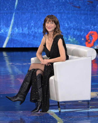 Photo by Mario Romano, IPP Milan, October 11, 2026. TV show *Che Tempo Che Fa*. Pictured: Sophie Marceau, actress. Italy Photo Press World. Copyright *Che Tempo Che Fa*