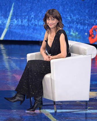 Photo by Mario Romano, IPP Milan, October 11, 2026. TV show *Che Tempo Che Fa*. Pictured: Sophie Marceau, actress. Italy Photo Press World. Copyright *Che Tempo Che Fa*