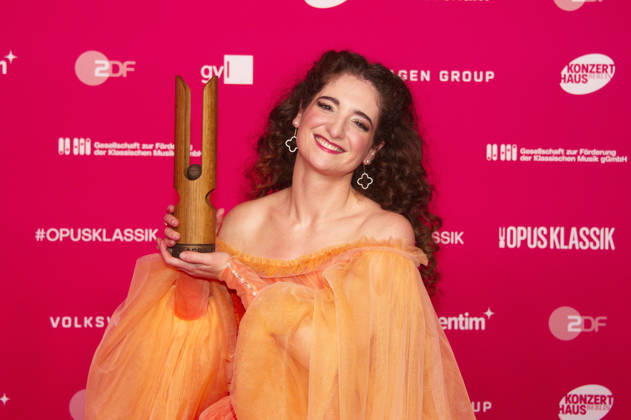 Shira Patchornik at the 2026 Opus Klassik Awards ceremony at the Konzerthaus am Gendarmenmarkt in Berlin, October 11, 2026 Foto:xC.xBehringx xFuturexImagex opus_6114