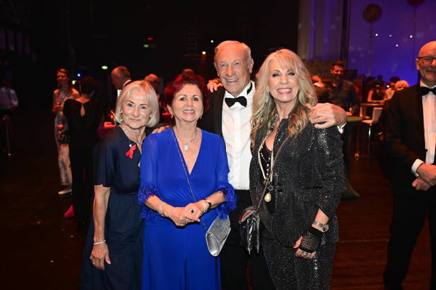 Angelika Geyer, Viola Klein, Eduard Geyer, and Petra Zieger at the 18th Hope Gala 2026 at the Schauspielhaus Dresden, October 10, 2026 Copyright: xMatthiasxWehnertx