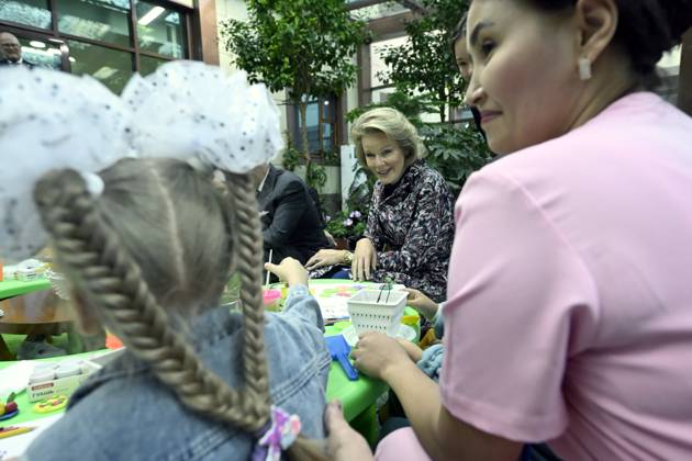 State Visit of King Philippe and Queen Mathilde to Kazakhstan (Day 2) ASTANA, KAZAKHSTAN - OCTOBER 12 : State Visit of King Philippe and Queen Mathilde to Kazakhstan (Day 2) : - Visit of the National center fot children s rehabilitation, on October 12, 2026 in Astana, Kazakhstan, 12 10 2026 Astana Kazakhstan  Copyright: xDidierxLebrunx