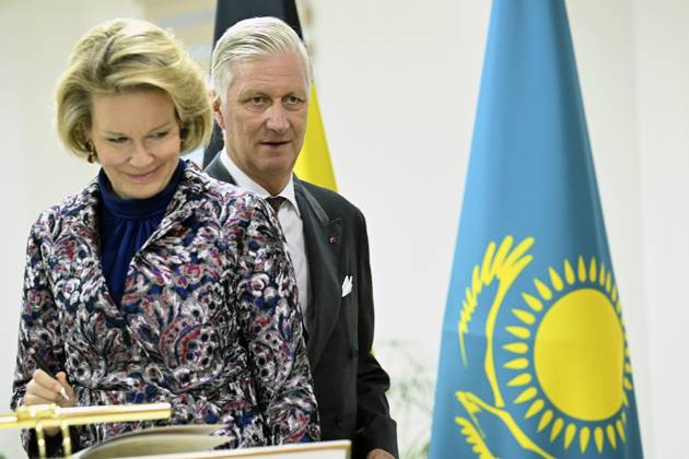 State Visit of King Philippe and Queen Mathilde to Kazakhstan (Day 2) ASTANA, KAZAKHSTAN - OCTOBER 12 : State Visit of King Philippe and Queen Mathilde to Kazakhstan (Day 2) : - Visit of the National center fot children s rehabilitation, on October 12, 2026 in Astana, Kazakhstan, 12 10 2026 Astana Kazakhstan  Copyright: xDidierxLebrunx