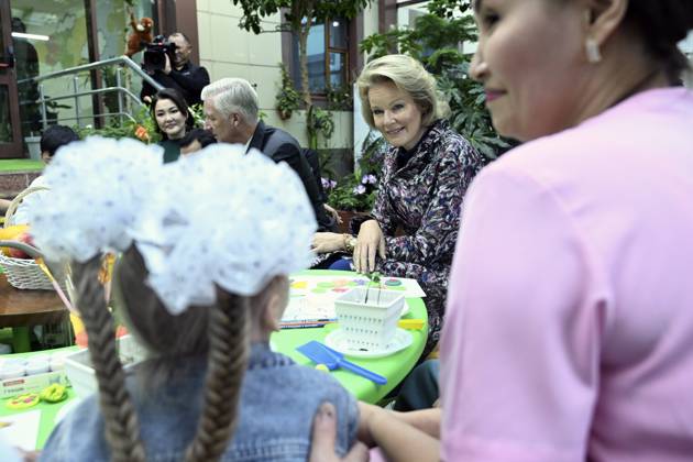 State Visit of King Philippe and Queen Mathilde to Kazakhstan (Day 2) ASTANA, KAZAKHSTAN - OCTOBER 12 : State Visit of King Philippe and Queen Mathilde to Kazakhstan (Day 2) : - Visit of the National center fot children s rehabilitation, on October 12, 2026 in Astana, Kazakhstan, 12 10 2026 Astana Kazakhstan  Copyright: xDidierxLebrunx
