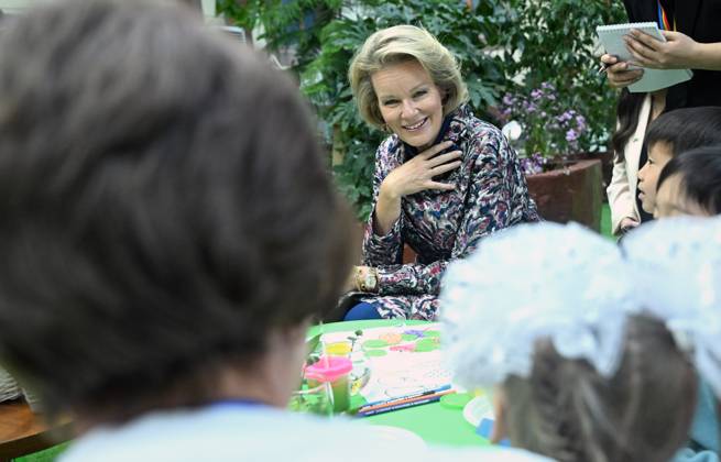 State Visit of King Philippe and Queen Mathilde to Kazakhstan (Day 2) ASTANA, KAZAKHSTAN - OCTOBER 12 : State Visit of King Philippe and Queen Mathilde to Kazakhstan (Day 2) : - Visit of the National center fot children s rehabilitation on October 12, 2026 in Astana, Kazakhstan, 12 10 2026 Astana Kazakhstan  Copyright: xDidierxLebrunx