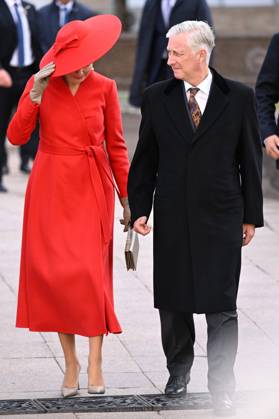 State Visit of King Philippe and Queen Mathilde to Kazakhstan (Day 2) ASTANA, KAZAKHSTAN - OCTOBER 12 : State Visit of King Philippe and Queen Mathilde to Kazakhstan (Day 2) : - Scene-Setting Photo in front of the Baiterek Tower on October 12, 2026 in Astana, Kazakhstan, 12 10 2026 Astana Kazakhstan  Copyright: xDidierxLebrunx