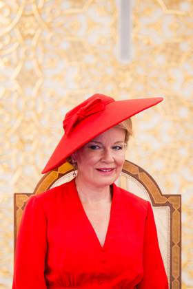 Queen Mathilde of Belgium pictured at the official bilateral meeting at the Ak Orda Presidential Palace during an official state visit of the Belgian King and Queen to Kazakhstan, on Monday 12 October 2026. The first State Visit of Belgium s royal couple in central Asia from 11 to 14 October 2026, aims to highlight bilateral cooperation in the economic, academic, and cultural fields.  JASPERxJACOBS 189551735