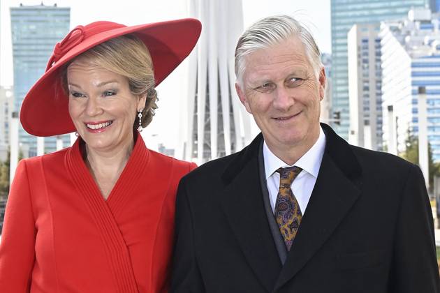 State Visit of King Philippe and Queen Mathilde to Kazakhstan (Day 2) ASTANA, KAZAKHSTAN - OCTOBER 12 : State Visit of King Philippe and Queen Mathilde to Kazakhstan (Day 2) : - Scene-Setting Photo in front of the Baiterek Tower on October 12, 2026 in Astana, Kazakhstan, 12 10 2026 Astana Kazakhstan  Copyright: xDidierxLebrunx
