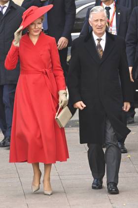 State Visit of King Philippe and Queen Mathilde to Kazakhstan (Day 2) ASTANA, KAZAKHSTAN - OCTOBER 12 : State Visit of King Philippe and Queen Mathilde to Kazakhstan (Day 2) : - Scene-Setting Photo in front of the Baiterek Tower on October 12, 2026 in Astana, Kazakhstan, 12 10 2026 Astana Kazakhstan  Copyright: xDidierxLebrunx