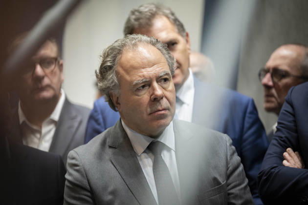 President Macron at Paris Motor Show - Paris Head of French auto industry lobby PFA ( plateforme de l Automobile ) Luc Chatel at the Paris Motor Show in Paris, on October 12, 2026. Photo by Eliot Blondet ABACAPRESS.COM Paris France France  Copyright: xBlondetxEliot ABACAx