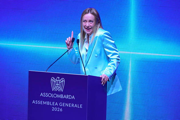 Photo by Mario Romano, IPP Milan, October 12, 2026: Assolombarda 2026 General Assembly. Pictured: Giorgia Meloni, President of the Council of Ministers. Italy Photo Press World. Copyright Assolombarda General Assembly