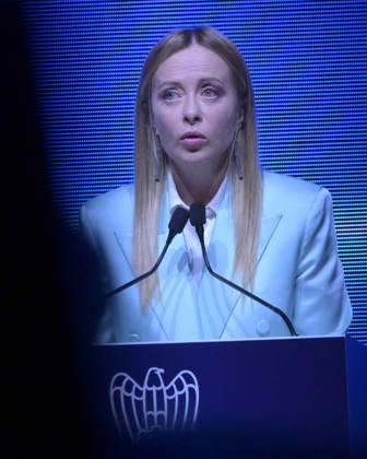 Photo by Mario Romano, IPP Milan, October 12, 2026: Assolombarda 2026 General Assembly. Pictured: Giorgia Meloni, President of the Council of Ministers. Italy Photo Press World. Copyright Assolombarda General Assembly