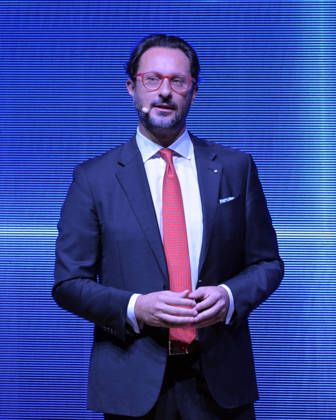 Photo by Mario Romano, IPP Milan, October 12, 2026: Assolombarda 2026 General Assembly. Pictured: Alfredo Biffi, President of Assolombarda. Italy Photo Press World. Copyright Assolombarda General Assembly