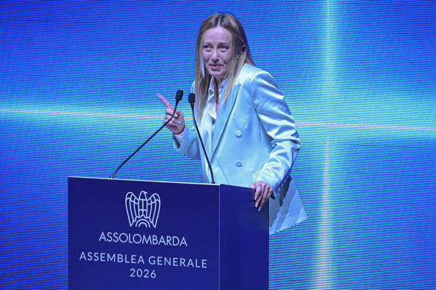 Photo by Mario Romano, IPP Milan, October 12, 2026: Assolombarda 2026 General Assembly. Pictured: Giorgia Meloni, President of the Council of Ministers. Italy Photo Press World. Copyright Assolombarda General Assembly