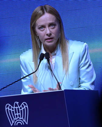 Photo by Mario Romano, IPP Milan, October 12, 2026: Assolombarda 2026 General Assembly. Pictured: Giorgia Meloni, President of the Council of Ministers. Italy Photo Press World. Copyright Assolombarda General Assembly