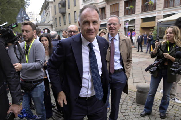 Photo by Mario Romano, IPP Milan, October 12, 2026: Assolombarda 2026 General Assembly. Pictured: Emanuele Orsini, President of Confindustria. Italy Photo Press World. Copyright Assolombarda General Assembly