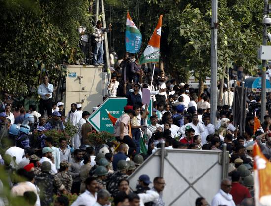 October 12, 2026, New Delhi, India: NEW DELHI, INDIA, OCTOBER 12, 2026: Congress leader Rahul Gandhi takes part in a protest march from Barakhamba Road towards the Supreme Court in New Delhi, demanding the resignation of India s Chief Election Commissioner Gyanesh Kumar over alleged irregularities in the Special Intensive Revision (SIR) of electoral rolls. The Election Commission denies wrongdoing. New Delhi India - ZUMAq101 20261012_zna_q101_053 Copyright: xVishalxKapoorx