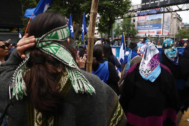 Santiago, October 12, 2026 The assembly of indigenous organizations calls for a march: Indigenous Peoples in Resistance for Autonomy and Demilitarization Dragomir Yankovic Aton Chile, Santiago, Chile Aton 1199005  Copyright: DRAGOMIRxYANKOVIC ATONxCHILE