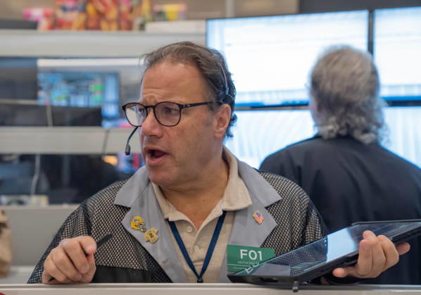 October 12, 2026, New York, New York, USA: A trader works on the trading floor of the New York Stock Exchange (NYSE) in New York, NY on October 12, 2026. New York USA - ZUMAr339 20261012_znp_r339_028 Copyright: xLevxRadinx