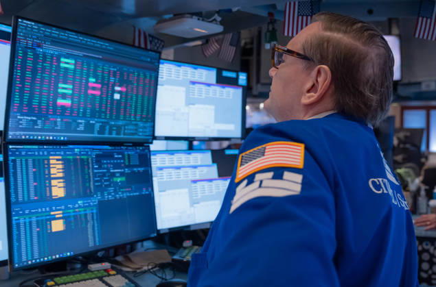 October 12, 2026, New York, New York, USA: A trader works on the trading floor of the New York Stock Exchange (NYSE) in New York, NY on October 12, 2026. New York USA - ZUMAr339 20261012_znp_r339_030 Copyright: xLevxRadinx