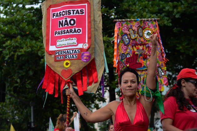 RIO DE JANEIRO, RJ - 12.10.2026: BRASIL PELA DEMOCRACIA RJ - Pro-Lula rally held this afternoon (12) during Brazil for democracy RJ held in Copacabana in Rio de Janeiro, RJ. x3030180x  CarlosxSanttos