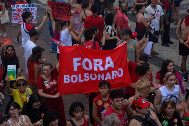 RIO DE JANEIRO, RJ - 12.10.2026: BRASIL PELA DEMOCRACIA RJ - Pro-Lula rally held this afternoon (12) during Brazil for democracy RJ held in Copacabana in Rio de Janeiro, RJ. x3030232x  CarlosxSanttos