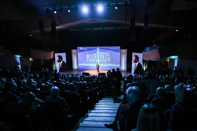 October 12, 2026, Milan, Mi, Italy: Participants at the Assolombarda 2026 General Assembly, Milan, October 12, 2026 Milan Italy  - ZUMAa289 20261012_zia_a289_041 Copyright: xAgf NicolaxMarfisix