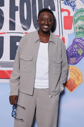 Les Fous Du Bus Premiere - Paris Ahmed Sylla attends the photocall for the premiere of Les Fous Du Bus held at the Elysees Biarritz in Paris, France on October 12, 2026. Photo by David Boyer ABACAPRESS.COM Paris France  Copyright: xBoyerxDavid ABACAx