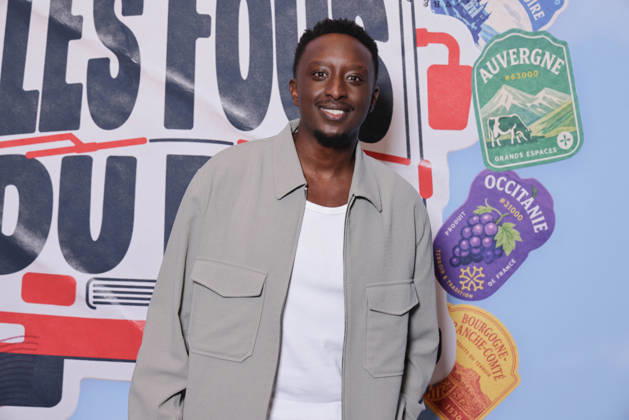 Les Fous Du Bus Premiere - Paris Ahmed Sylla attends the photocall for the premiere of Les Fous Du Bus held at the Elysees Biarritz in Paris, France on October 12, 2026. Photo by David Boyer ABACAPRESS.COM Paris France  Copyright: xBoyerxDavid ABACAx