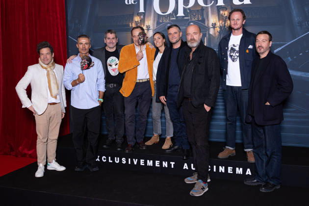 Le Fantome De L Opera Paris Film Premiere Producers attends Le Fantôme de lOpéra Paris Film Premiere at Pathe Palace on October 12, 2026 in Paris, France. Photo by Nasser Berzane ABACAPRESS.COM Paris France  Copyright: xBerzanexNasser ABACAx