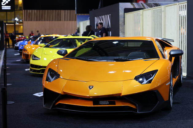 (261012) -- PARIS, Oct. 12, 2026 -- A vehicle on display is seen during the Paris Motor Show in Paris, France, Oct. 12, 2026. The 2026 Paris Motor Show kicked off here on Monday. ) FRANCE-PARIS-MOTOR SHOW 2026 WuxHuiwo 