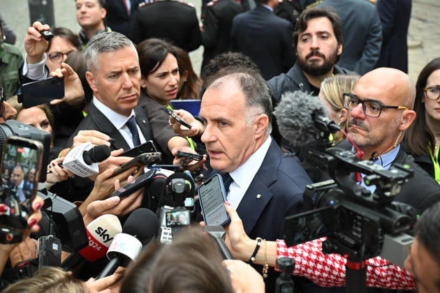 October 12, 2026, Milan, Mi, Italy: Confindustria President Emanuele Orsini during the Assolombarda 2026 General Assembly, Milan, 12 10 2026 Milan Italy  - ZUMAa289 20261012_zia_a289_153 Copyright: xAgf NicolaxMarfisix