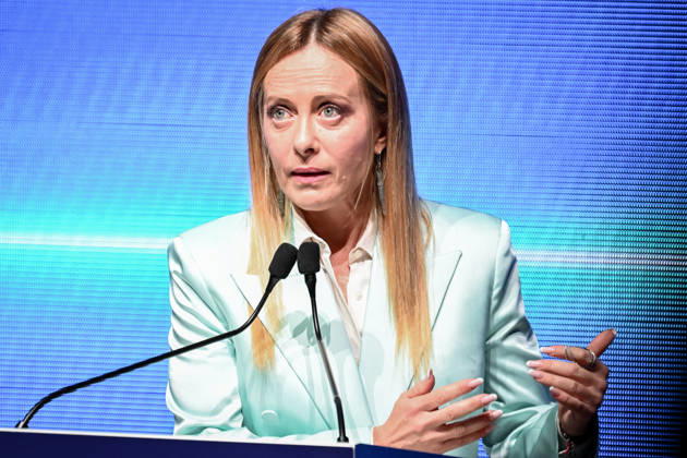 October 12, 2026, Milan, Mi, Italy: Prime Minister Giorgia Meloni speaks at the Assolombarda 2026 General Assembly, Milan, 12 10 2026 Milan Italy  - ZUMAa289 20261012_zia_a289_167 Copyright: xAgf NicolaxMarfisix
