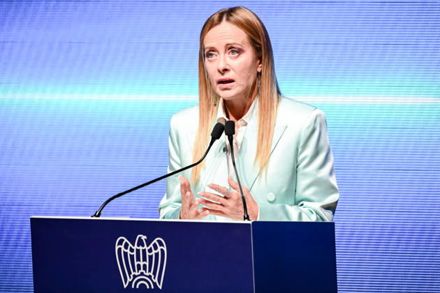 October 12, 2026, Milan, Mi, Italy: Prime Minister Giorgia Meloni speaks at the Assolombarda 2026 General Assembly, Milan, 12 10 2026 Milan Italy  - ZUMAa289 20261012_zia_a289_169 Copyright: xAgf NicolaxMarfisix
