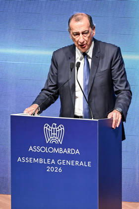 October 12, 2026, Milan, Mi, Italy: Mayor of Milan Giuseppe Sala speaks at the Assolombarda 2026 General Assembly, Milan, 12 10 2026 Milan Italy  - ZUMAa289 20261012_zia_a289_179 Copyright: xAgf NicolaxMarfisix