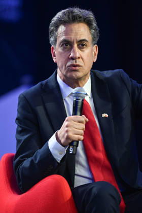 Warsaw Security Forum 2026 WARSAW, POLAND - OCTOBER 13: British Secretary of State for Foreign, Commonwealth and Development Affairs Ed Miliband speaks during a panel discussion titled The Return of Power Politics: Europe Between War and Rivalry on the second day of the Warsaw Security Forum 2026 (WSF 2026) in Warsaw, Poland, on October 13, 2026. Artur Widak Anadolu Warsaw Poland. Editorial use only. Please get in touch for any other usage.  Copyright: x2026xAnadoluxArturxWidakx