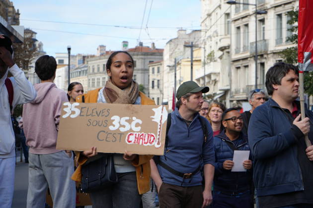 Students protest in Saint-Etienne, France SAINT-ETIENNE, FRANCE - OCTOBER 13: Thousands of people, carrying placards, march during a demonstration called by education unions and high school representatives amid the third teachers strike in two weeks in Saint-Etienne, France, on October 13, 2026. According to the prefecture, around 2,000 people took part in the march, while unions estimated the turnout at at least 4,000. A student delegation was due to meet with the prefect, while high school students called for another day of action on October 17. Stringer Anadolu Saint-Etienne France. Editorial use only. Please get in touch for any other usage.  Copyright: x2026xAnadoluxStringerx