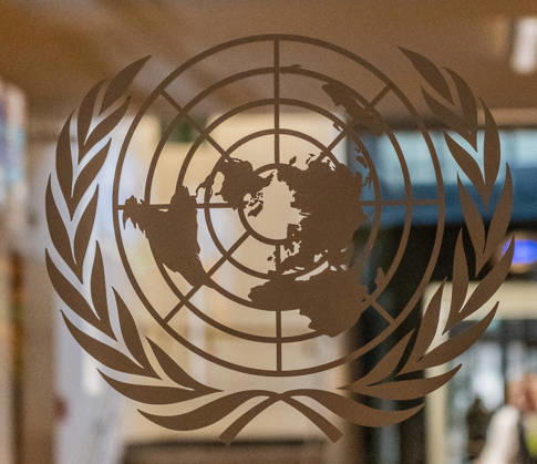 October 13, 2026, Geneva, Geneva, Switzerland: Geneva Switzerland, 10 13 2026: The UN seal in Geneva during the Autonomy, identity and peace of o¦land Islands and which concerns Autonomy, identity, and peace: what do 105 years of the o¦land Islands (Finland)Ã¢â‚¬where Swedish is spokenÃ¢â‚¬teach us about conflict resolution today and which was held at United Nations of Geneva in Geneva. Geneva Switzerland  - ZUMAd206 20261013_zip_d206_016 Copyright: xEricxDubostx