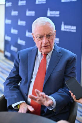 RECORD DATE NOT STATED 12.10.2026 WARSZAWA WARSAW SECURITY FORUM 2026 GEN KEITH KELLOGG WYWIAD PORTRET FOT DAMIAN BURZYKOWSKI NEWSPIX.PL NEWSPIX.PL --- newspix.pl 