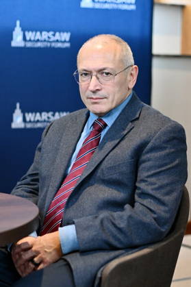 RECORD DATE NOT STATED 12.10.2026 WARSZAWA WARSAW SECURITY FORUM 2026 MICHAIL CHODORKOWSKI WYWIAD FOT DAMIAN BURZYKOWSKI NEWPIX.PL NEWSPIX.PL --- newspix.pl 