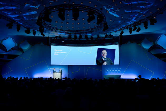 German Employers Day, bcc, Berlin Congress Center German Employers Day, bcc, Berlin Congress Center, Michael Bröcker, Boris Pistorius, Federal Minister of Defense Berlin Berlin GER
