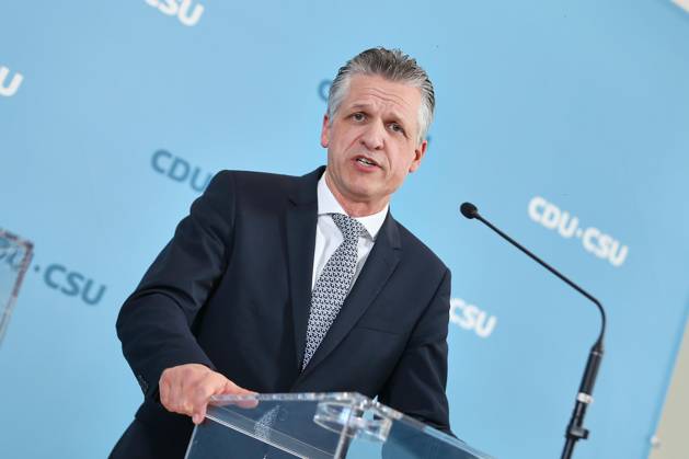 Berlin, Germany, October 13, 2026 German Bundestag Union Caucus Meeting Caucus Leader Thorsten Frei, CDU Copyright: xdtsxNachrichtenagenturx dts_138367
