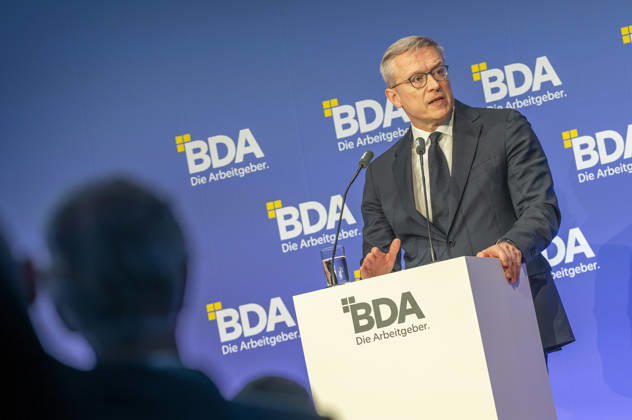 Karsten Wildberger Attends Employers Day 2026 EUR, Germany, Berlin, October 13, 2026 Karsten Wildberger (CDU), Federal Minister for Digital Affairs and State Modernization, at the 2026 Employers Day hosted by the Confederation of German Employers Associations