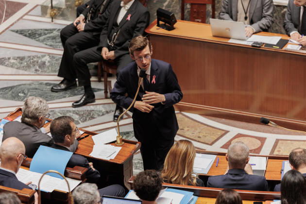 October 13, 2026: douard Geffray, the Minister of National Education during a question and answer session with the government at the National Assembly in Paris, on October 13, 2026. - ZUMAs287 20261013_zip_s287_035 Copyright: xSadakxSouicix