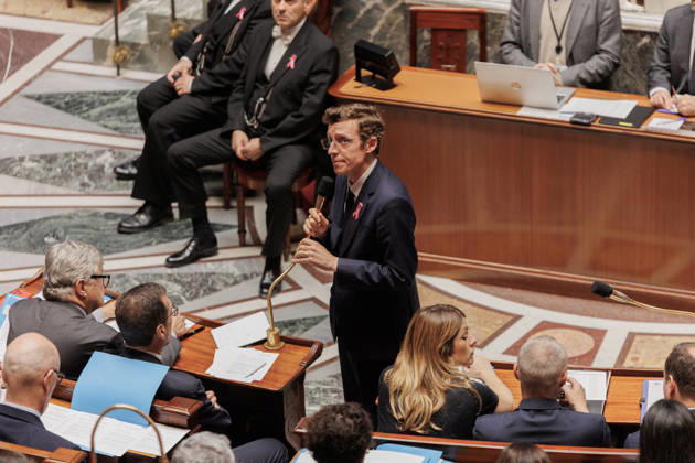 October 13, 2026: douard Geffray, the Minister of National Education during a question and answer session with the government at the National Assembly in Paris, on October 13, 2026. - ZUMAs287 20261013_zip_s287_036 Copyright: xSadakxSouicix
