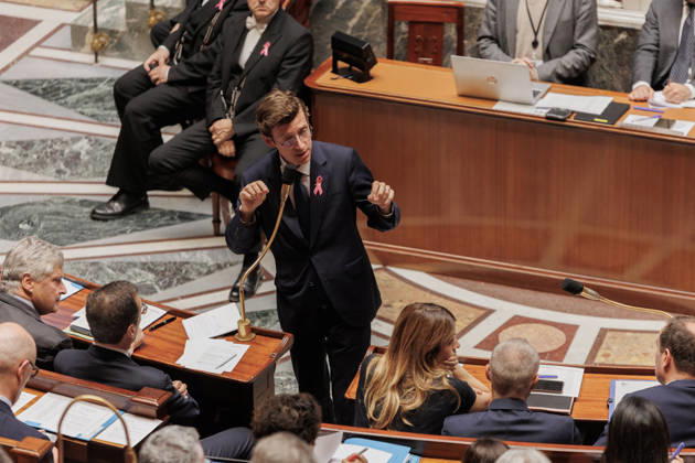 October 13, 2026: douard Geffray, the Minister of National Education during a question and answer session with the government at the National Assembly in Paris, on October 13, 2026. - ZUMAs287 20261013_zip_s287_038 Copyright: xSadakxSouicix