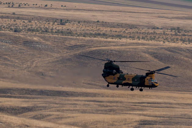 Turkish Armed Forces Fire Free-2026 military exercise held in Ankara ANKARA, TURKIYE - OCTOBER 13: Turkish armed forces hold the Fire Free-2026 military exercise at the General Nahit Senoglu Firing and Exercise Area in Polatli district, Ankara, Turkiye, on October 13, 2026. Organized to demonstrate the combat readiness and firepower of the Turkish Armed Forces, the comprehensive drill featured live-fire maneuvers utilizing an array of domestically engineered weapons and defense systems. F-16 fighting falcon and ATAK attack helicopters executed precision firing runs during drill. Arman Onal Anadolu Ankara Turkey. Editorial use only. Please get in touch for any other usage.  Copyright: x2026xAnadoluxArmanxOnalx